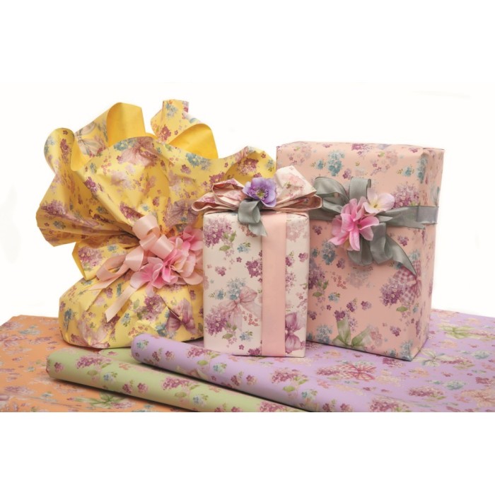 BOBINA PERLATA 1X25MT BOUQUETTE BIANCO